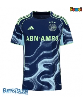 Ajax Tricou Fotbal Replică 2025-26 Femei Deplasare
